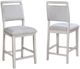 Crown Mark Blanche Gray/Weathered White Counter Dining Side Chair-3
