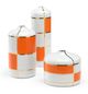 Wildwood Lamps Massaro Orange/White Canister-0