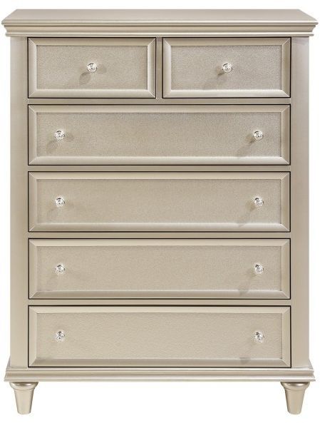 Mazin Furniture Celandine Silver Chest-1