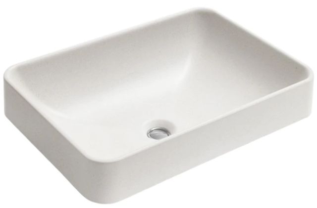Kohler WasteLAB™ Vox® Eggshell 23" Rectangular Vessel Bathroom Sink, No Overflow-0
