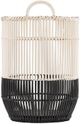 A & B Home 2-Piece Black/White Baskets-2