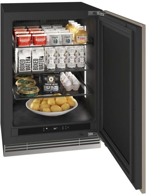 U-Line®  Home Collection 24" 5.1 Cu. Ft. Panel Ready Refrigerator with Solid Door-4