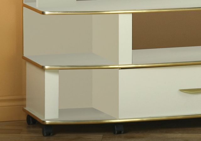 Monarch Specialties Inc. Champagne TV Stand-1