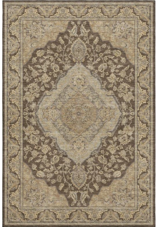 Dalyn™ Rug Company Hatay HY3 Chocolate 5'x8' Area Rug-0