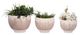 Sagebrook Home Valdiva 3-Piece Pink Vase Set-4