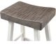 Furniture of America® Biasca 2-Piece Gray/White Bar Stool Set-1