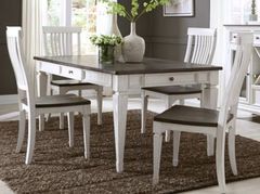 Liberty Furniture Allyson Park 5-Piece Two-Tone Rectangular Table Set