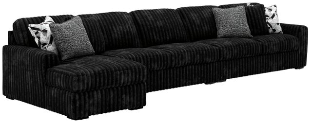 Signature Design by Ashley® Midnight-Madness 3-Piece Onyx Left-Arm Facing Sectional and Chaise-0