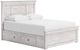Signature Design by Ashley® Fenderport Whitewash Queen Panel Storage Bed-0