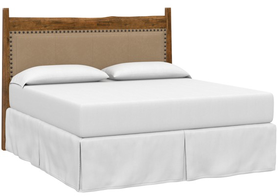Bassett® Furniture BenchMade Heritage King/ California King Live Edge Upholstered Panel Headboard-0