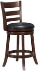 Homelegance® Edmond Black/Dark Cherry Swivel Counter Chair-0