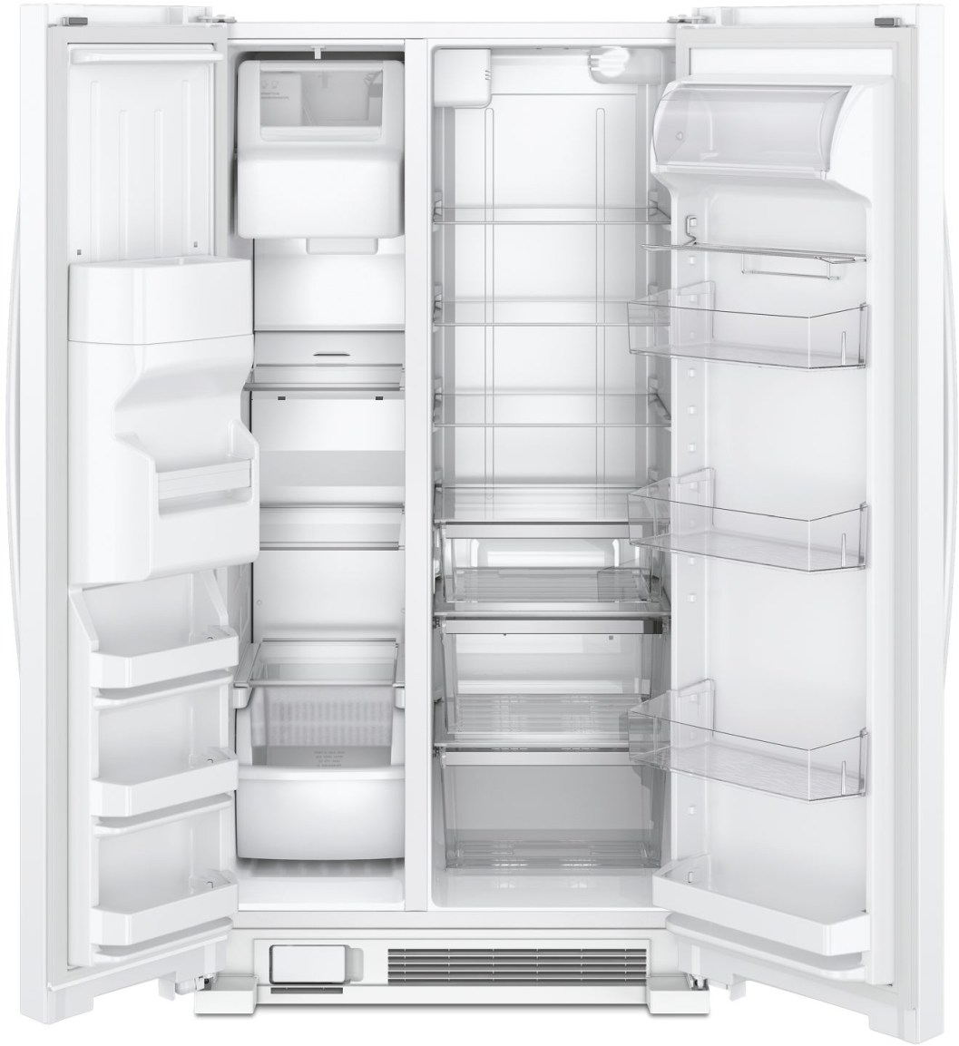 Whirlpool 33 in. 21.0 Cu. Ft. White Side-by-Side Refrigerator - Thumbnail 3