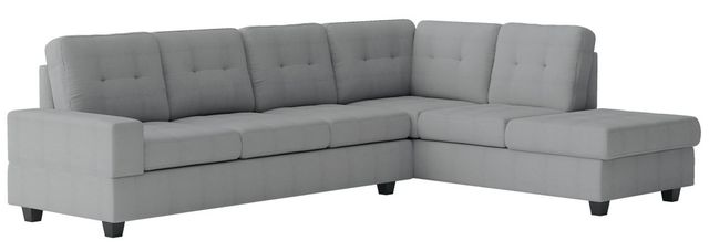 Homelegance® Maston 2-Piece Gray Right-Arm Facing Reversible Sectional-0