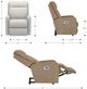 La-Z-Boy® Finley Stone Leather Power Rocking Recliner with Headrest and Lumbar-1