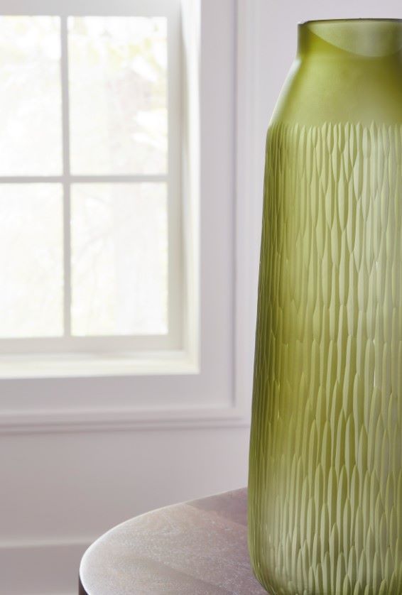 Signature Design by Ashley® Scottyard Olive Green Vase-2
