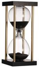A & B Home Spellman Black/Gold 6.9" Hourglass-0