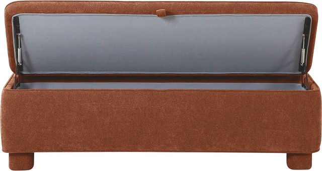 Moe's Home Collection Ichigo Deep Orange Storage Bench-3
