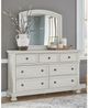 Signature Design by Ashley® Robbinsdale Antique White Vanity Mirror-3