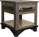 International Furniture Direct Loft Brown Gray End Table-0