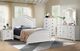 Elements International Kona 2-Piece White Dresser and Mirror Set -1