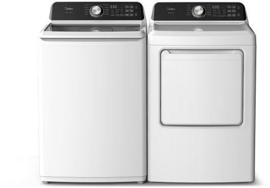 Midea® 4.4 Cu. Ft. White Agitator Top Load Washer-6