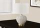 Monarch Specialties Inc. 21"H Cream Resin Table Lamp-4