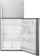 Whirlpool® 30 in. 19.2 Cu. Ft. Monochromatic Stainless Steel Top Freezer Refrigerator-2