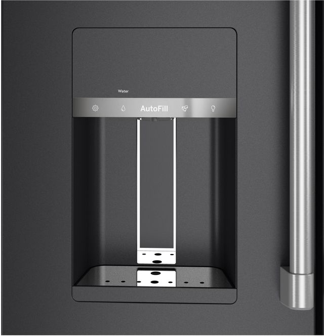 Café™ 36 in.  27.6 Cu. Ft. Matte Black 4-Door French Door Refrigerator-CVE28DP3ND1-3