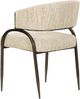 TOV Furniture Tatum Burnished Bronze/Taupe Dining Chair-4
