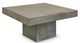 Bassett Mirror Clemente Gray Square Cocktail Table-0