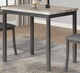 Titus Furniture T3720 Gray Square Dining Table-0