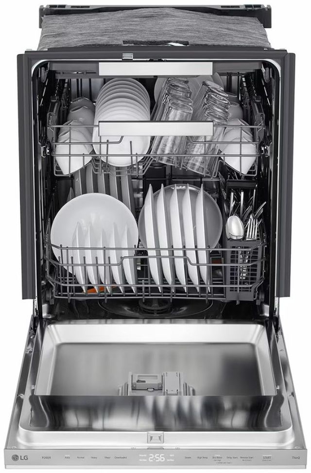 LG FlushFit™ 24" Stainless Steel Top Control Built-In Dishwasher with QuadWash® Pro-2