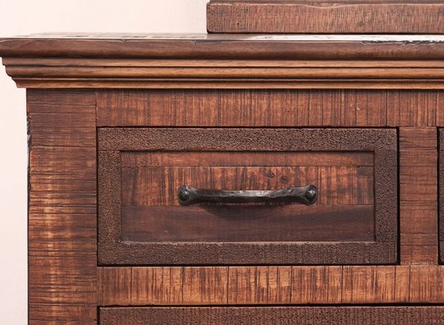 International Furniture Direct Madeira Deep Brown Dresser-2