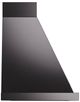 Ilve® Nostalgie II Noblesse 36" Glossy Black Wall Mounted Range Hood with Chrome Trim-2