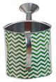 A & B Home Abington Green/SilverWhite Asparagus Watering Can-3