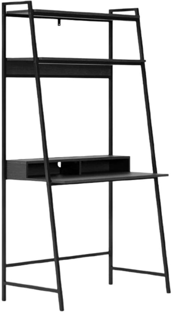 Signature Design by Ashley® Yarlow Black Office Desk and Shelf-0