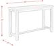 Elements International Stone 4-Piece Smokey Dark Ash Occasional Bar Table Set-3