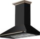FORNO® Aria Series Alta Qualita 48" Black Wall Mounted Range Hood -2