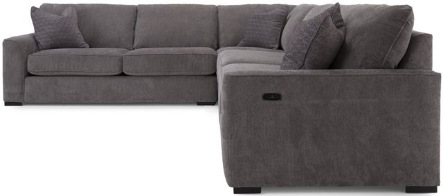 Decor-Rest® Furniture LTD 2786 3 Piece Gray Power Reclining Sectional-1