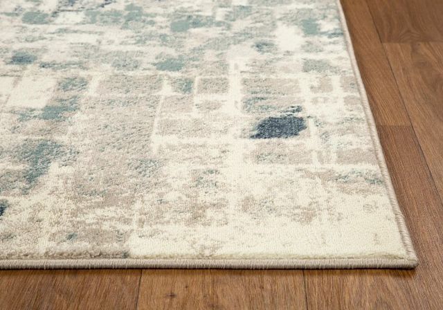 KAS Rugs Heritage Beige/Blue Wonder 5'x8' Area Rug-1