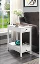 ACME Furniture Byzad White Side Table-4