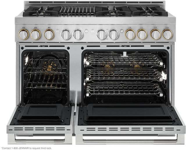 JennAir® RISE™ 48" Stainless Steel Pro Style Natural Gas Range-1