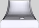 Vent-A-Hood® Designer Series 42" White Wall Mounted Range Hood-3