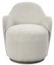 Bernards Trilogy Ivory Barrel Arm Chair-1