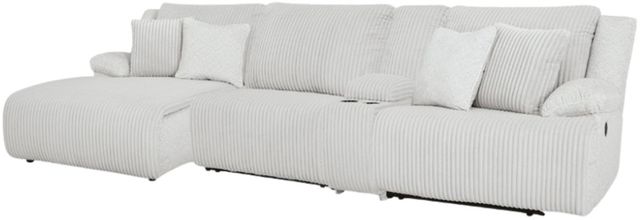 Signature Design by Ashley® Top Tier 4-Piece Alloy Left-Arm Facing Manual Reclining Sectional and Chaise-0