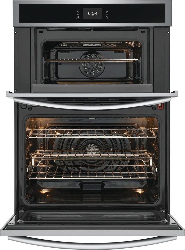 Frigidaire Gallery® 30" Smudge-Proof® Stainless Steel Oven/Micro Combo Electric Wall Oven with Stone-Baked Pizza-2