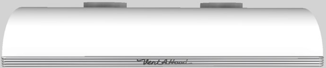 Vent-A-Hood® 48" White Retro Style Under Cabinet Range Hood-0