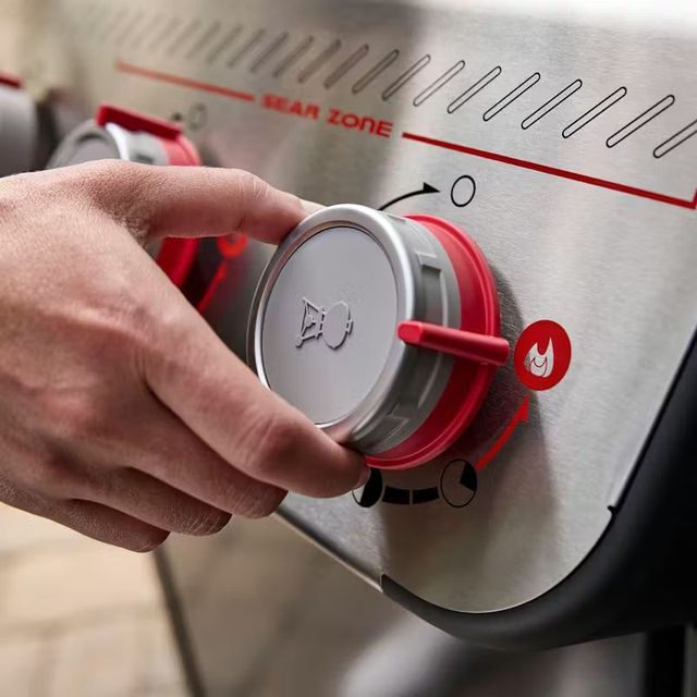 Weber® Spirit® S-425C 4-Burner Stainless Steel Freestanding Liquid Propane Grill-3