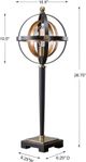 Uttermost by Carolyn Kinder Rondure Black Accent Lamp-1