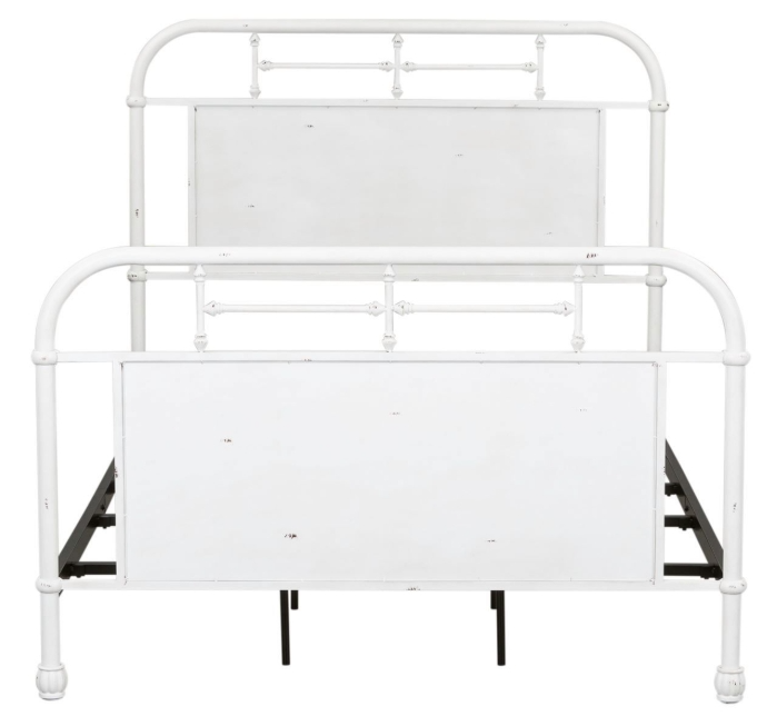 Liberty Furniture Vintage Antique White Youth Twin Metal Day Bed - Thumbnail 4
